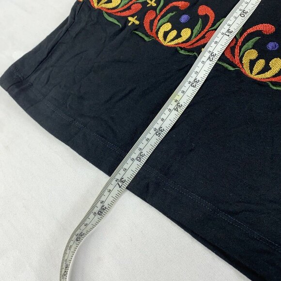 NWOT Sahalie Peasant Dress Embroidered Boho Floral Long Sleeve Women’s Large - Picture 12 of 13